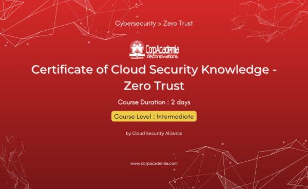 Certificate of Cloud Security Knowledge - Zero Trust