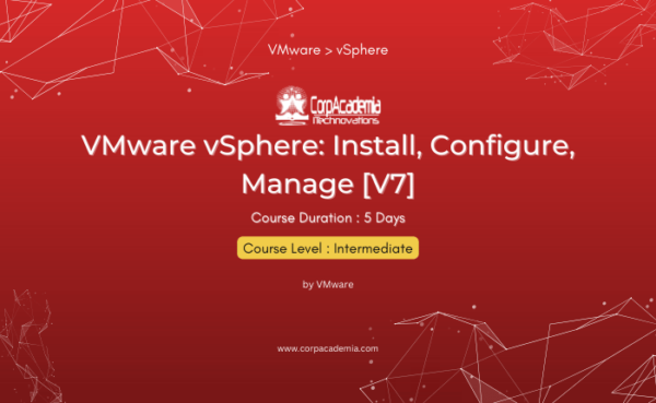 VMware vSphere: Install, Configure, Manage [V7]
