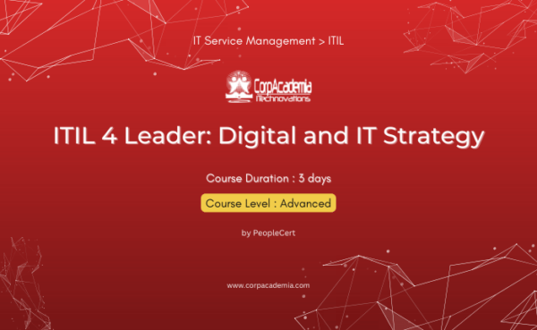 ITIL 4 Leader: Digital and IT Strategy